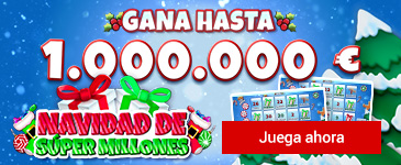 Navidad de Súper Millones. Gana hasta 1.000.000 €. Juega ahora.