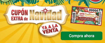 Cupón Extra de Navidad de la ONCE. 80 premios de 400.000 €. Compra ahora.