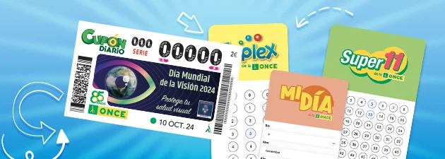 Pack Día Mundial de la Visión. Cupón Diario + Triplex + Mi Día + Super 11. 7,5 €.