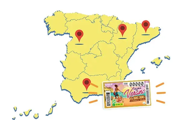 Mapa de ganadores del Extra de Verano de 2024