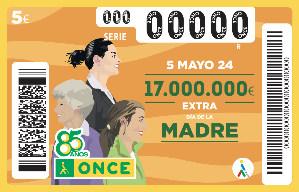 02.05.21. Extra Día de la Madre. 17.000.000 €. 5 €.