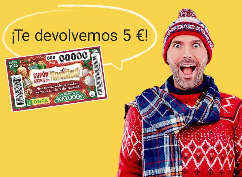 ¡Te devolvemos 5 €!