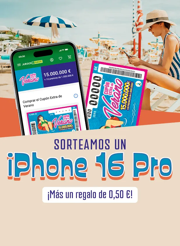 Sorteamos un iPhone 16 Pro. ¡Más un ingreso de 0,50 € por participación! Participa.